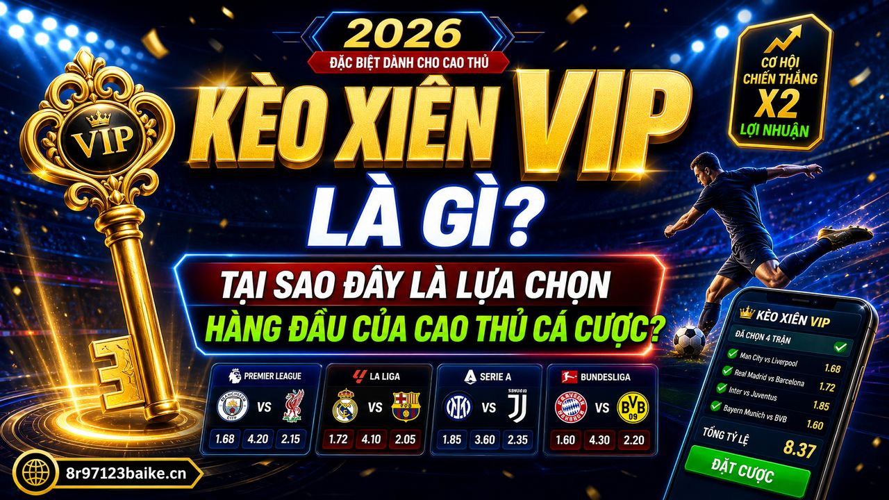 Kèo xiên VIP là gì? Tại sao đây là lựa chọn hàng đầu của cao thủ cá cược?